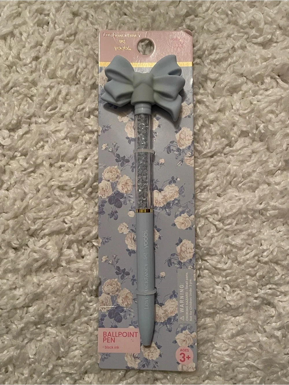 LoveShackFancy x Target Yoobi Everblooming Rosettes Composition Book & Bow Pen